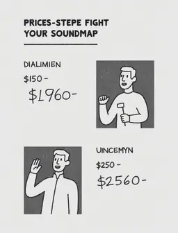 Gfx with prices on soundmap pricing for common - 150 pricing for uncommon - 250