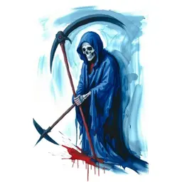 Death with a scythe