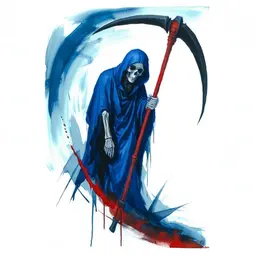 Death with a scythe