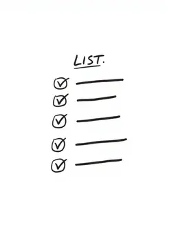 can you create a simple and minimal list style of synth? 