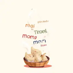 Here’s a step-by-step guide on how you can create the image you described:




Background: Start with a simple, clean background that complements the colors of the momos. A light color like white or a soft pastel can work well.
Basket of Steamed Momos: Find or create an image of a basket filled with steamed momos. Make sure the momos look appetizing and are clearly visible.
Text Placement: Above or below the basket, add the text: “mai ku phigalu, mai to momo hu”.
Font Style: Choose a playful and bold font to make the text stand out. You might want to use a font that has a bit of a fun or casual vibe.
Coloring the Words:




For the word “phigalu”, choose a bright color like red or orange to make it pop.
For the word “momo”, you could use a contrasting color like green or blue.
The other words can be in a neutral color like black or dark gray.
Highlighting: You can add a slight shadow or outline to the words “phigalu” and “momo” to make them stand out even more.
Final Touches: Add any additional elements like steam rising from the momos or decorative borders to enhance the overall look.