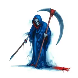 Death with a scythe