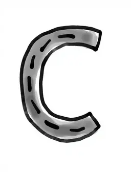 PCFC but the C is a horseshoe