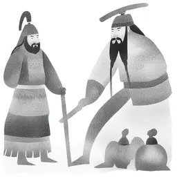 Comics about life of mongolian people in ancient times