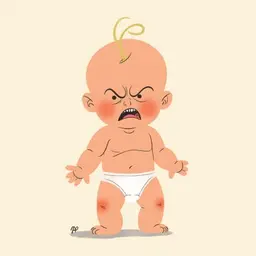 Angry baby