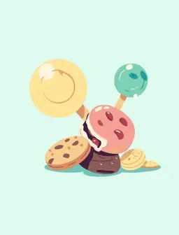 photo of lollies cookies and chipe