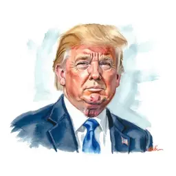 portrait of donald trump