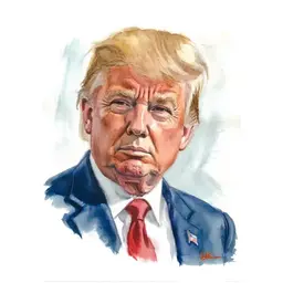 portrait of donald trump