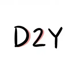 a logo using the letter "D2Y" representing custom designer fashion