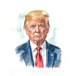 portrait of donald trump