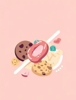 photo of lollies cookies and chipe