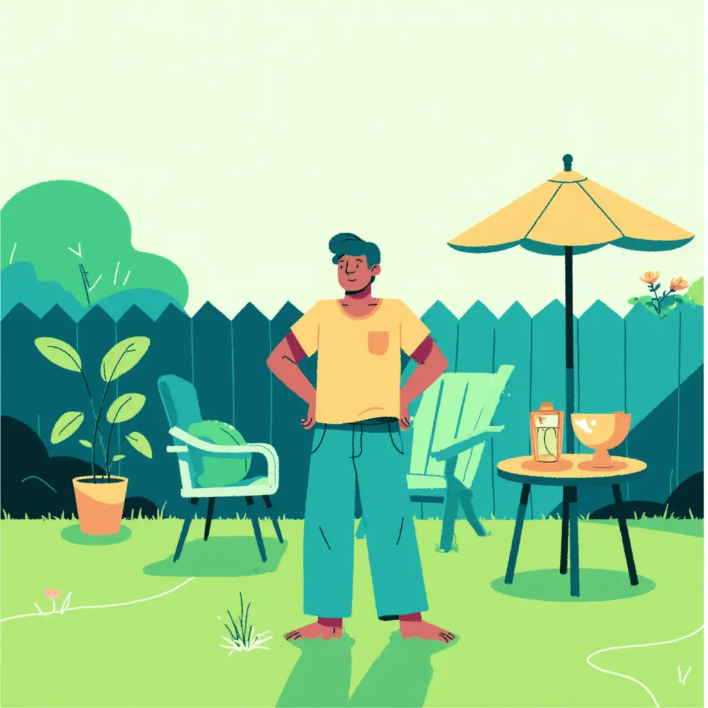 Example of image generated by the "Flat Colourful" model