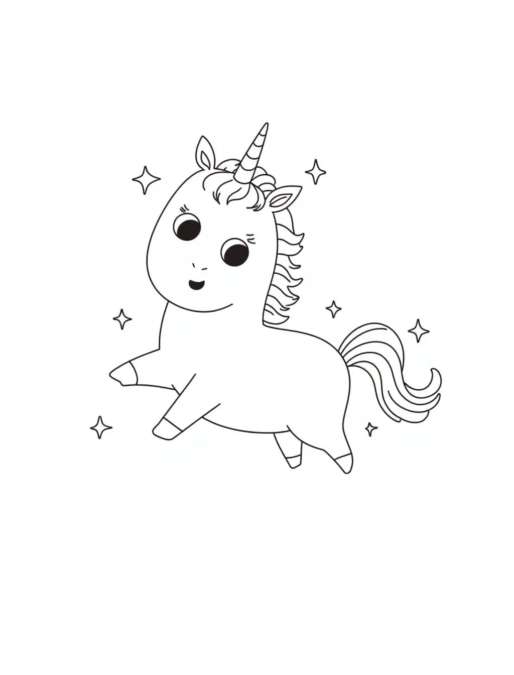 Example of image generated by the "Colouring Pages" model