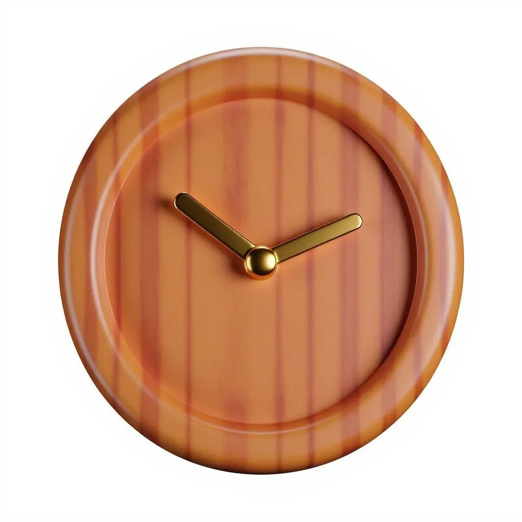 Example of image generated by the "Brass wood 3D icons" model