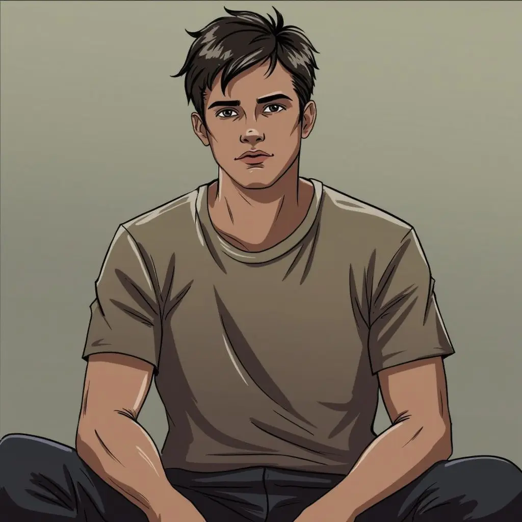 Example of image generated by the "Graphic Novel" model