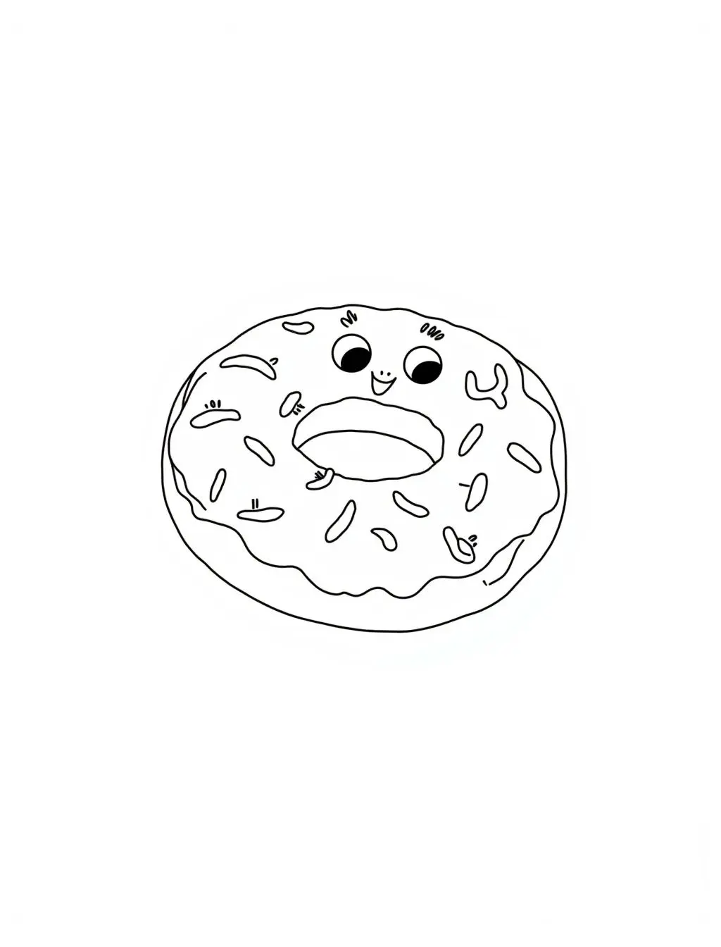 Example of image generated by the "Colouring Pages" model