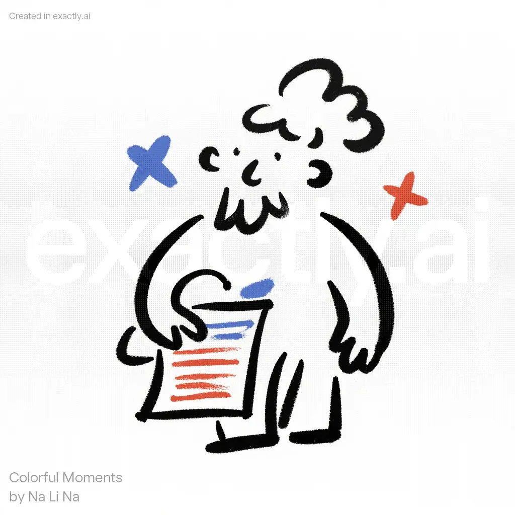 Decision Making Doodle created with Colorful Moments by Na Li Na