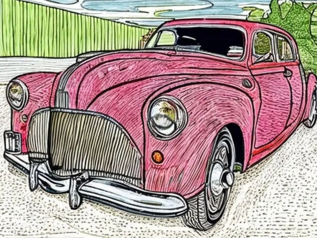 Example of image generated by the "Edge of reality" model