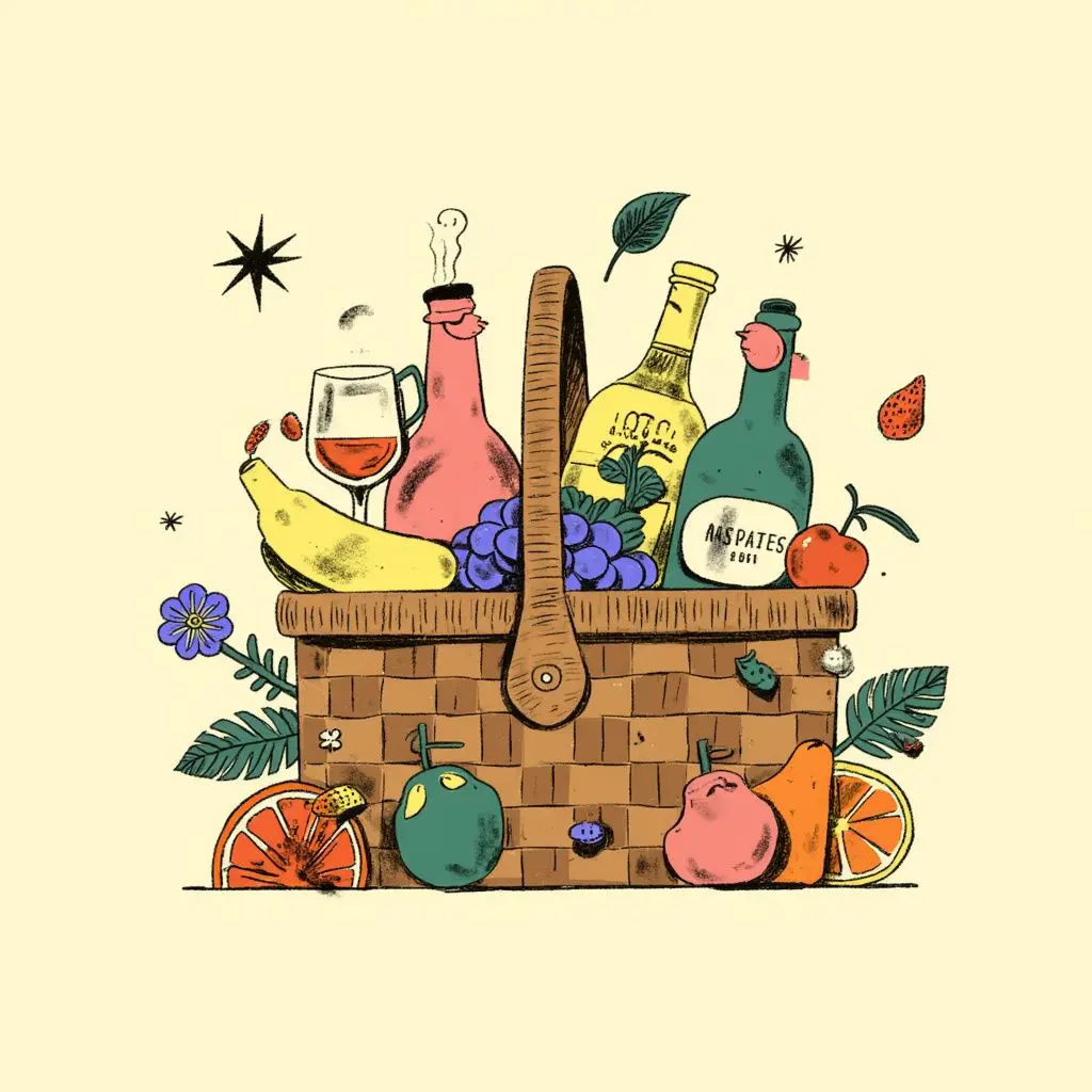 Example of image generated by the "Retro Folk " model