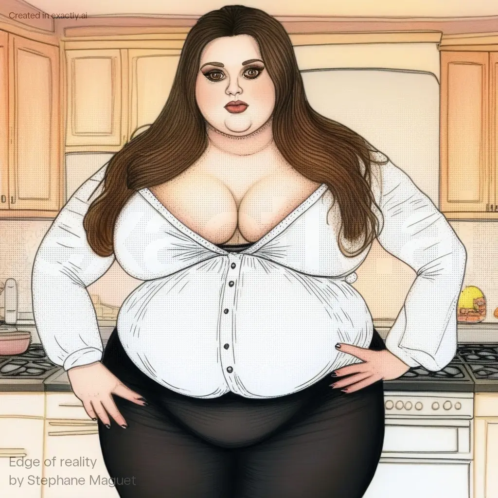 Fat girl created with Edge of reality by Stephane Maguet