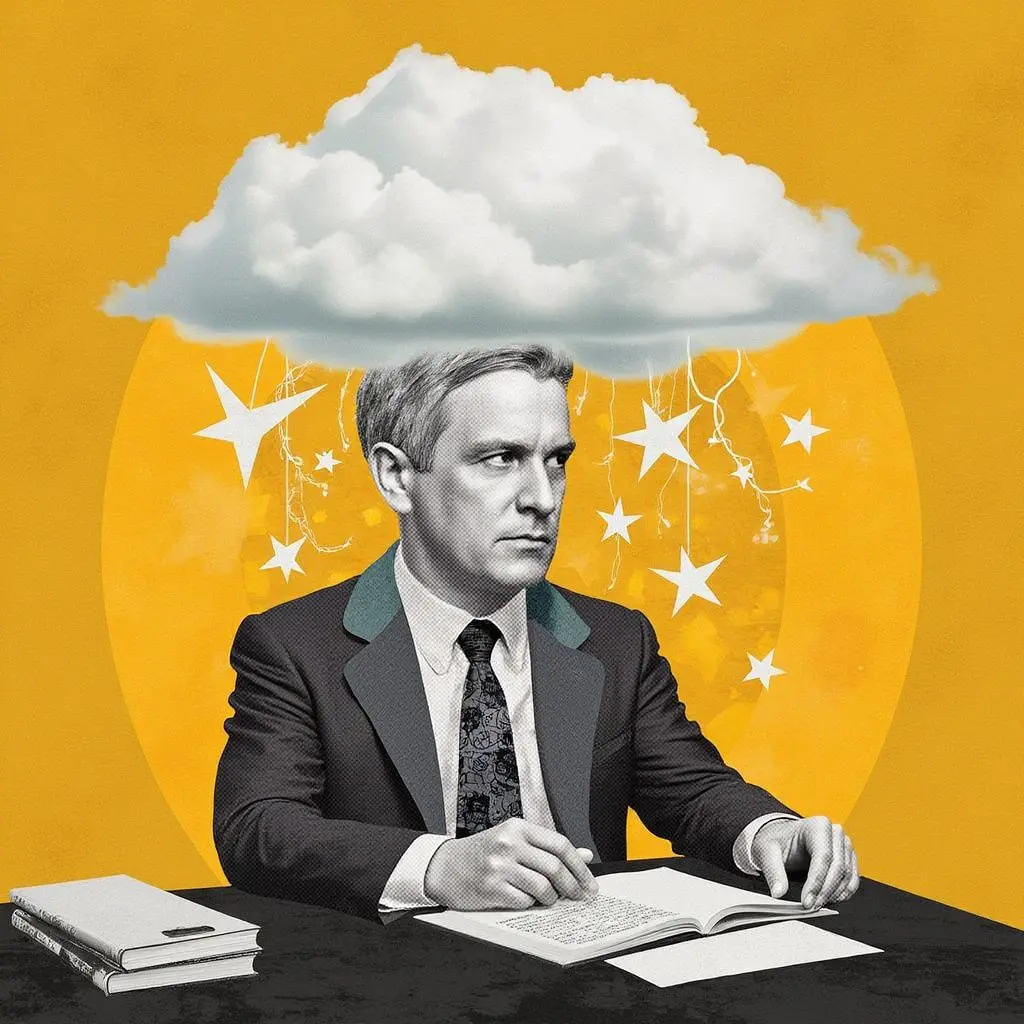 Example of image generated by the "Eclectic Collage" model