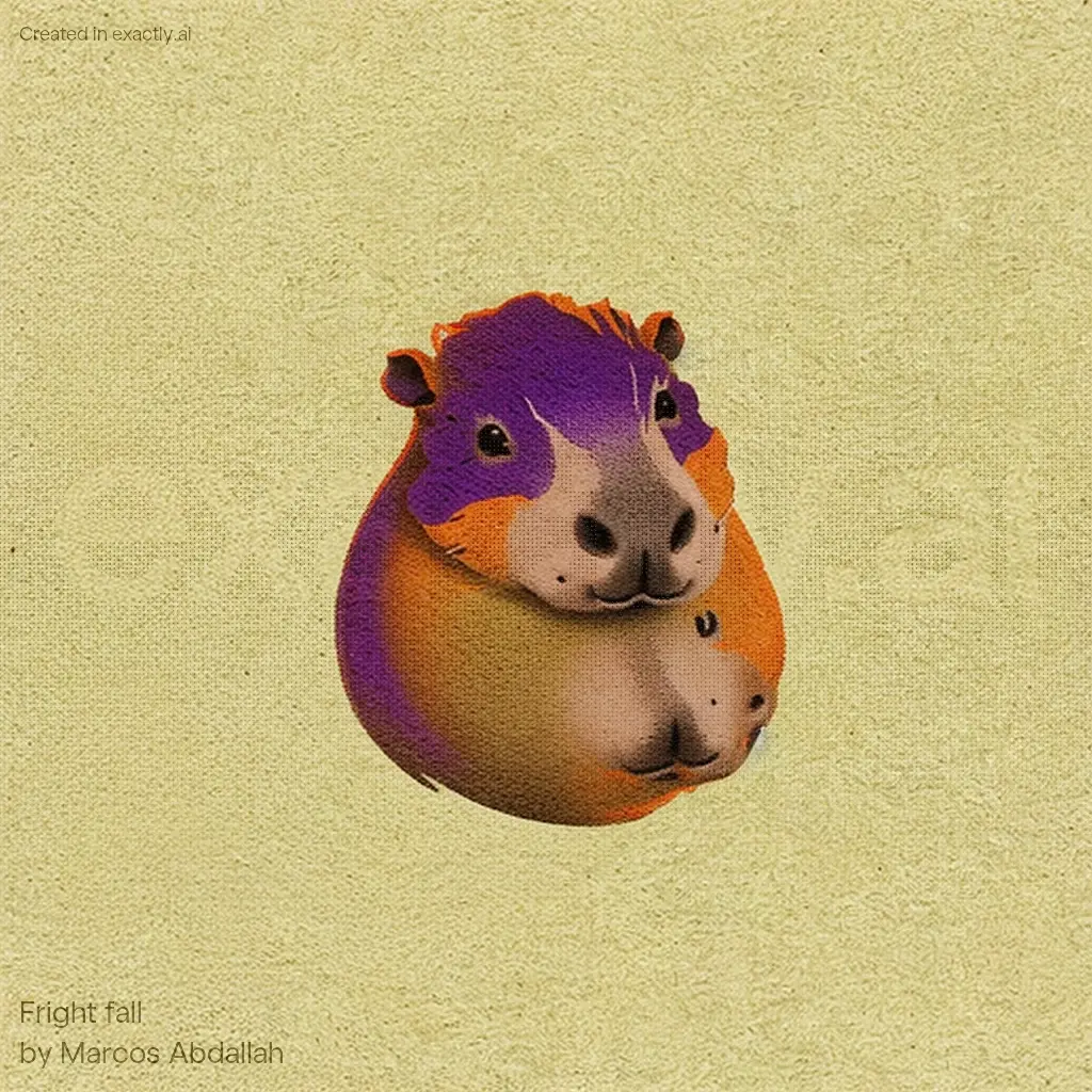 Guinea pig created with Fright fall by Marcos Abdallah