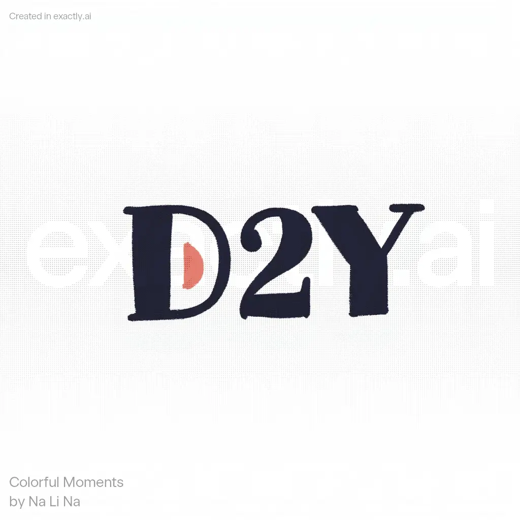 "D2Y Logo" created with Colorful Moments by Na Li Na