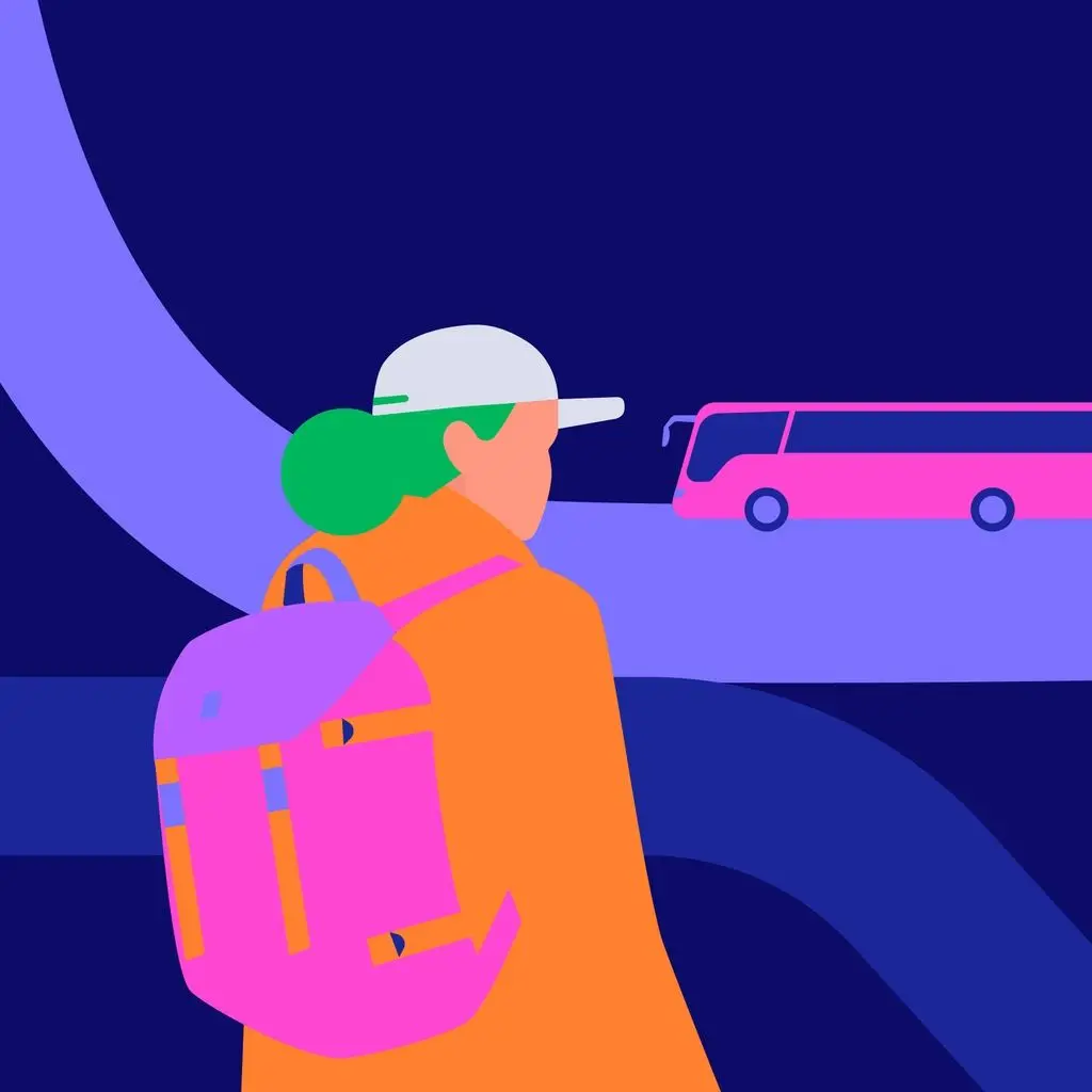 Image from the training dataset for the "Vibrant Journeys" model