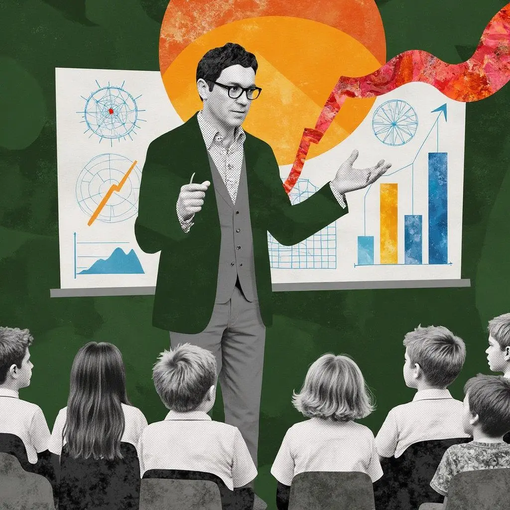 Example of image generated by the "Eclectic Collage" model