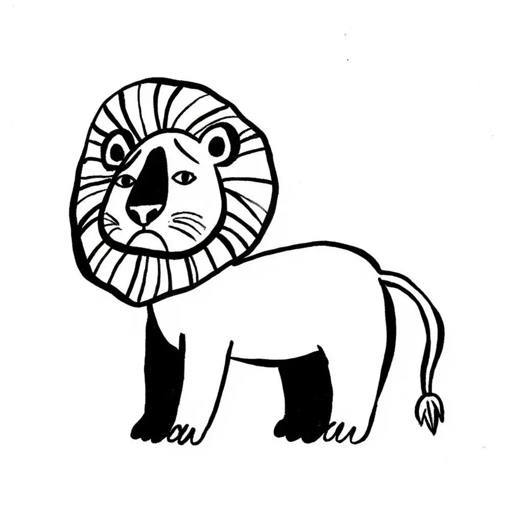 Example of image generated by the "Raw Ink" model