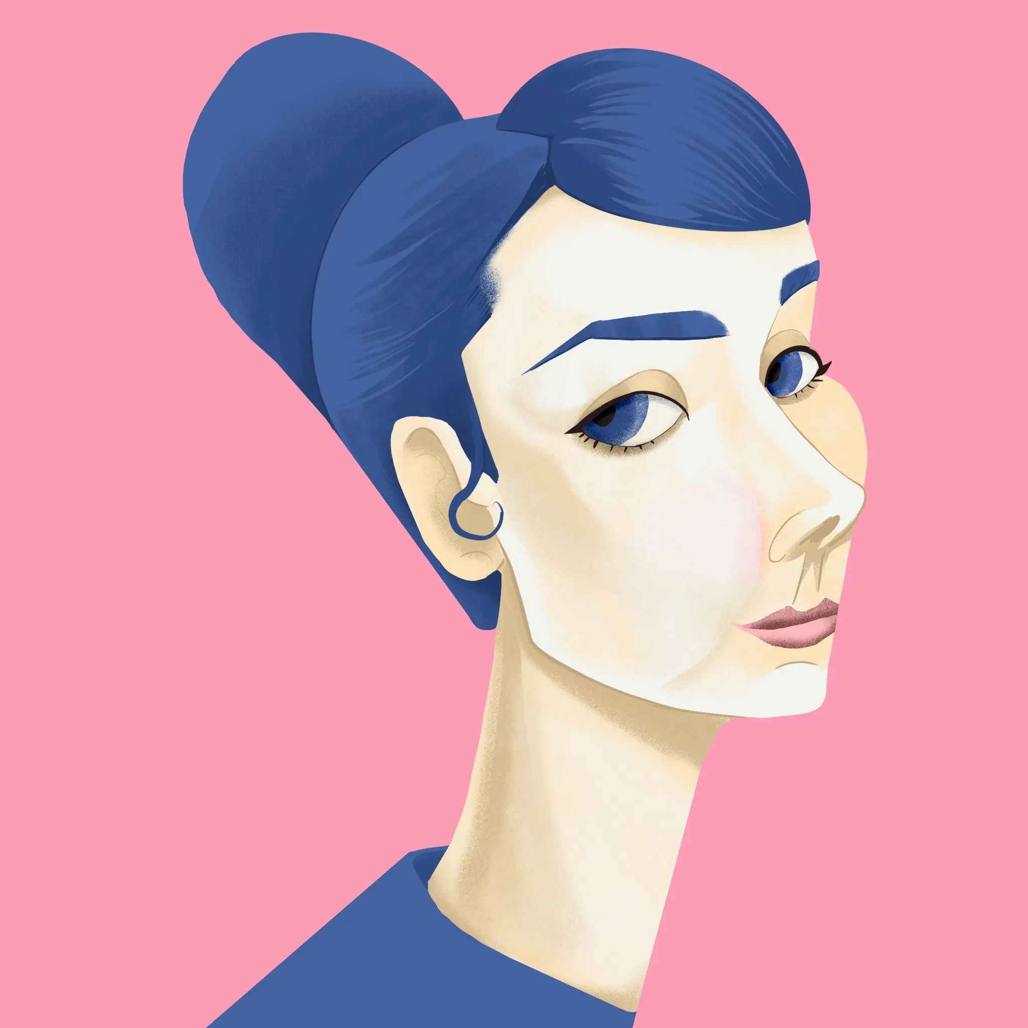 Image from the training dataset for the "Radiant Charisma" model