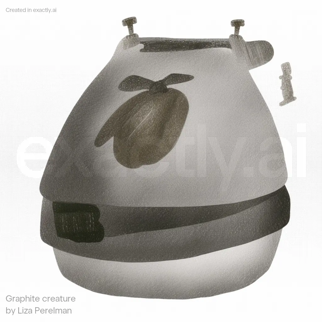 Pussy created with Graphite creature by Liza Perelman