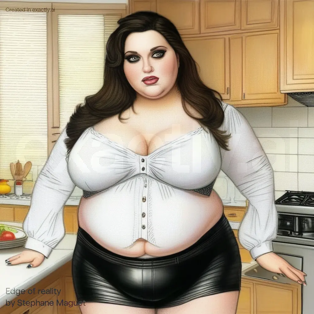 Fat woman created with Edge of reality by Stephane Maguet