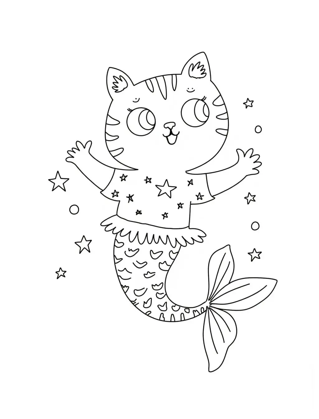Example of image generated by the "Colouring Pages" model