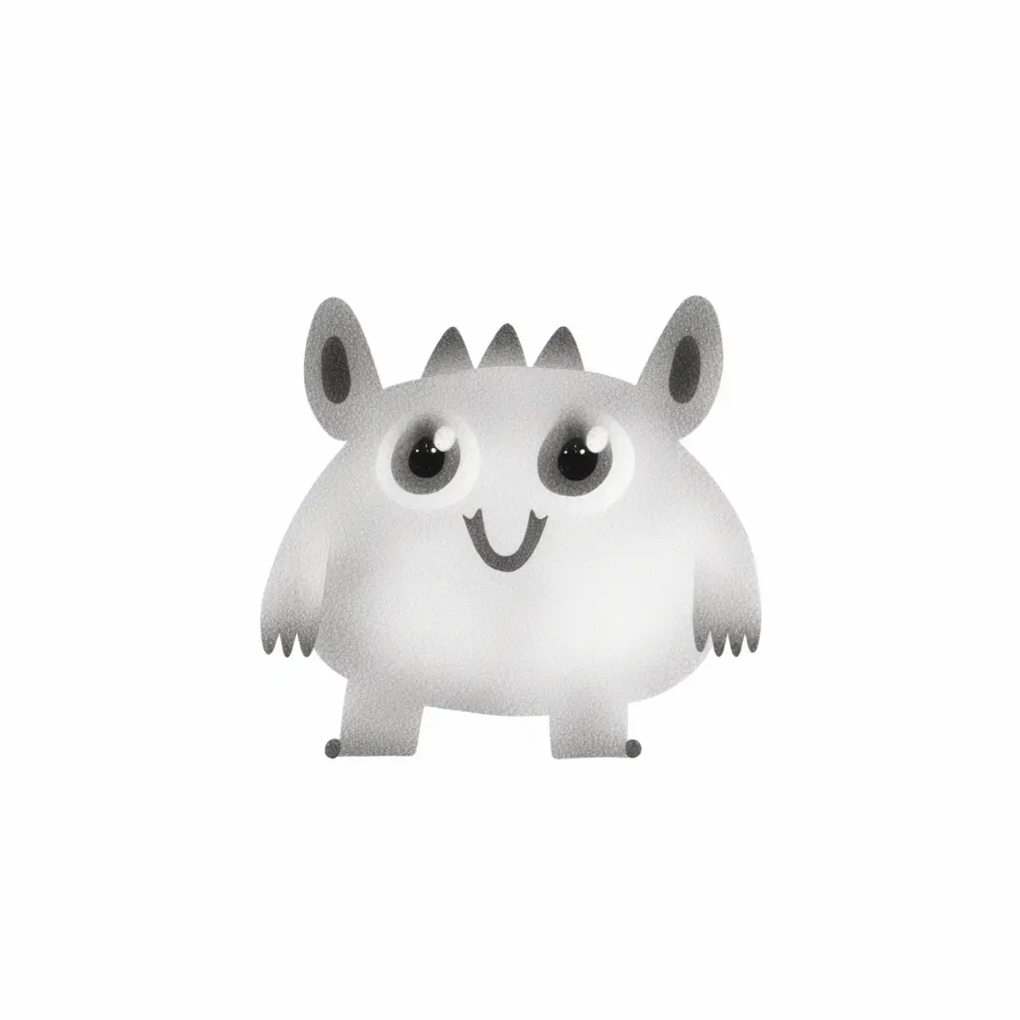 Example of image generated by the "Graphite creature" model
