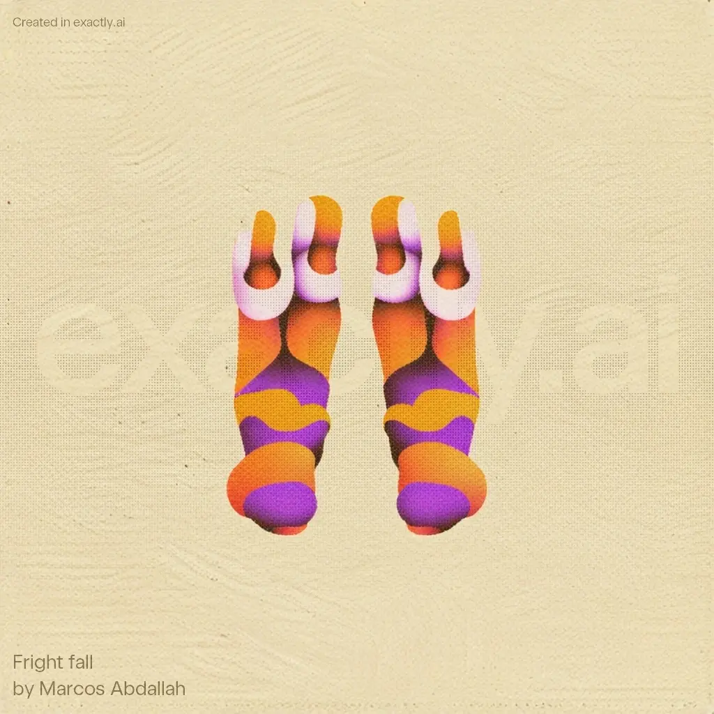 Socks created with Fright fall by Marcos Abdallah