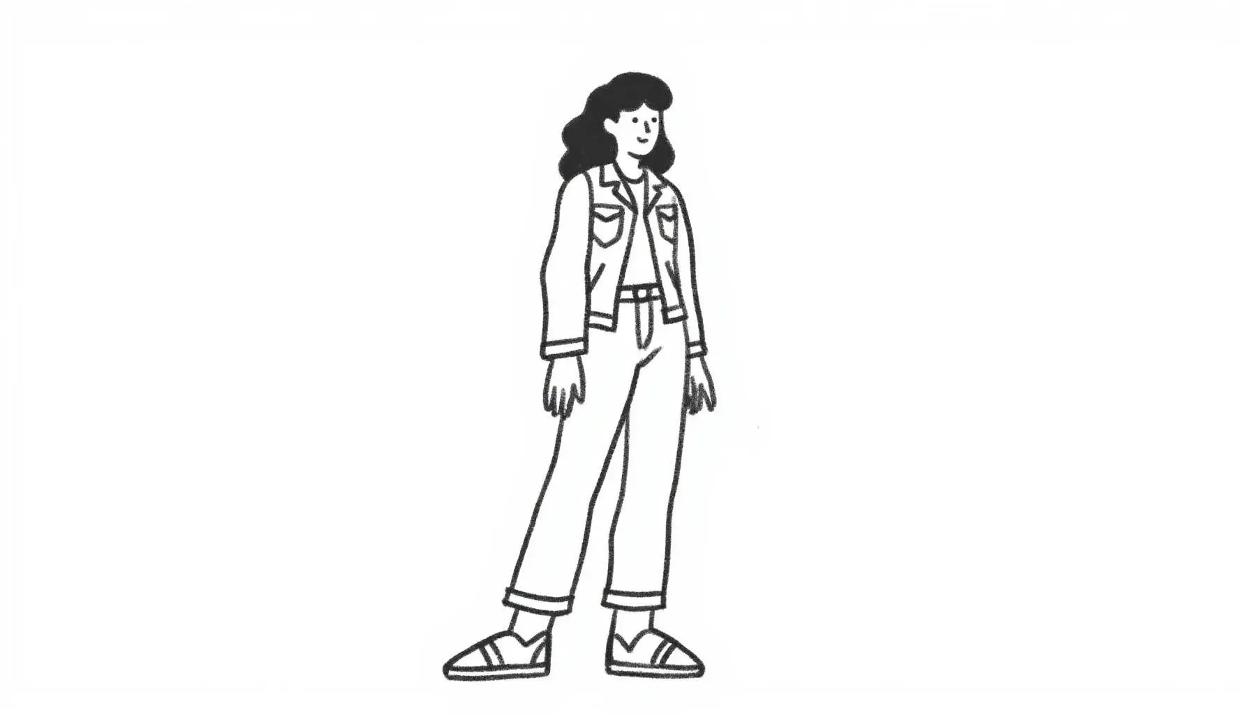 Example of image generated by the "Playful Line Adventures" model