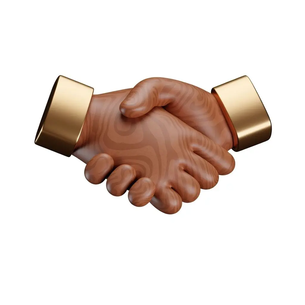 Image from the training dataset for the "Brass wood 3D icons" model