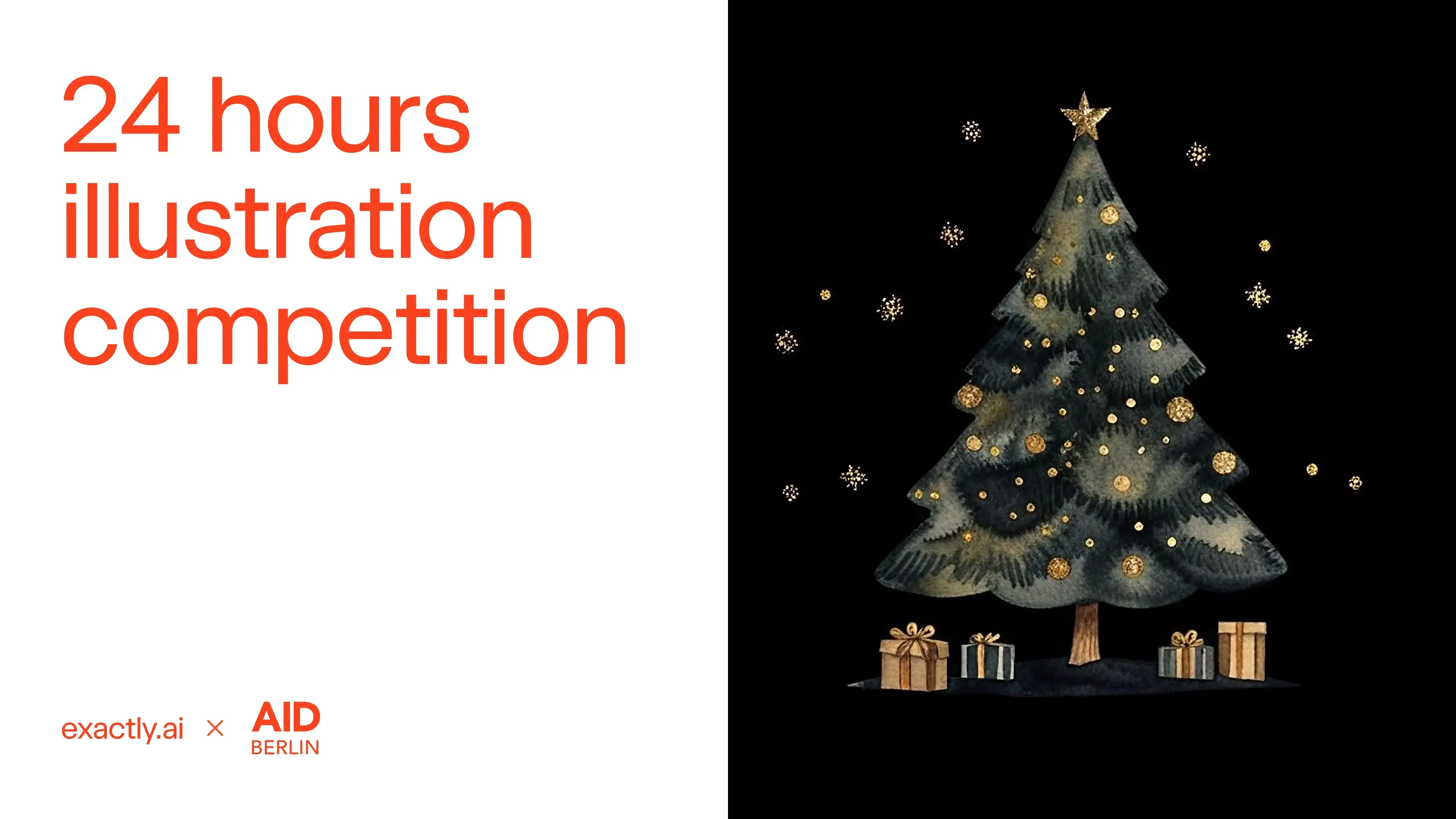 24-Hour Christmas card illustration challenge