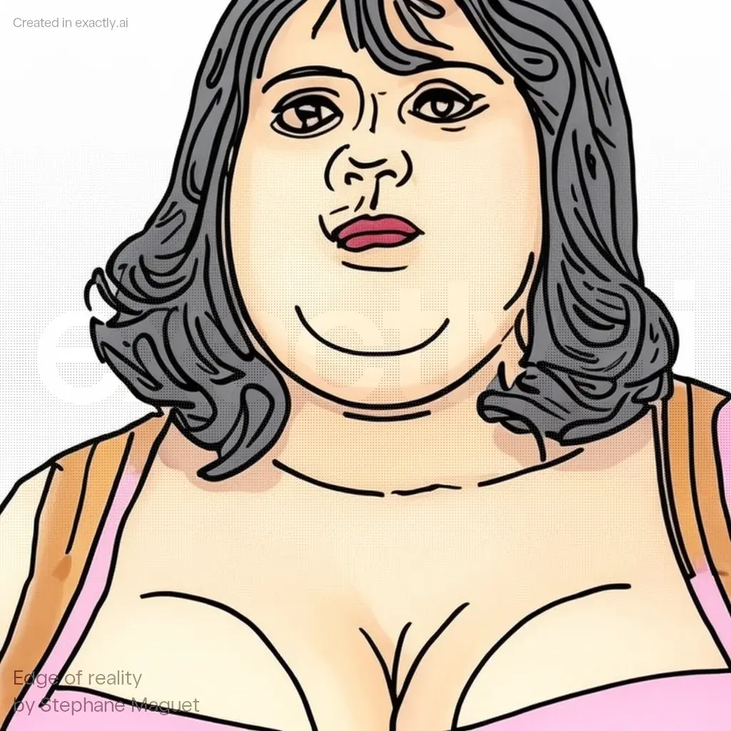 Fat woman created with Edge of reality by Stephane Maguet