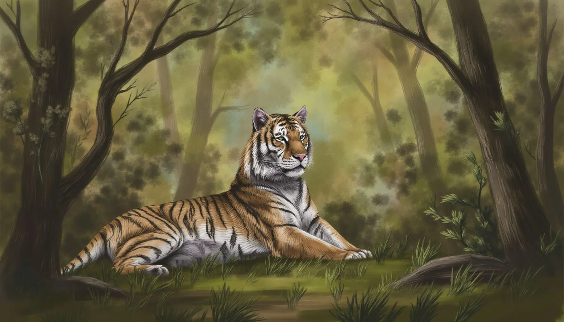 Example of image generated by the "Wild Elegance" model