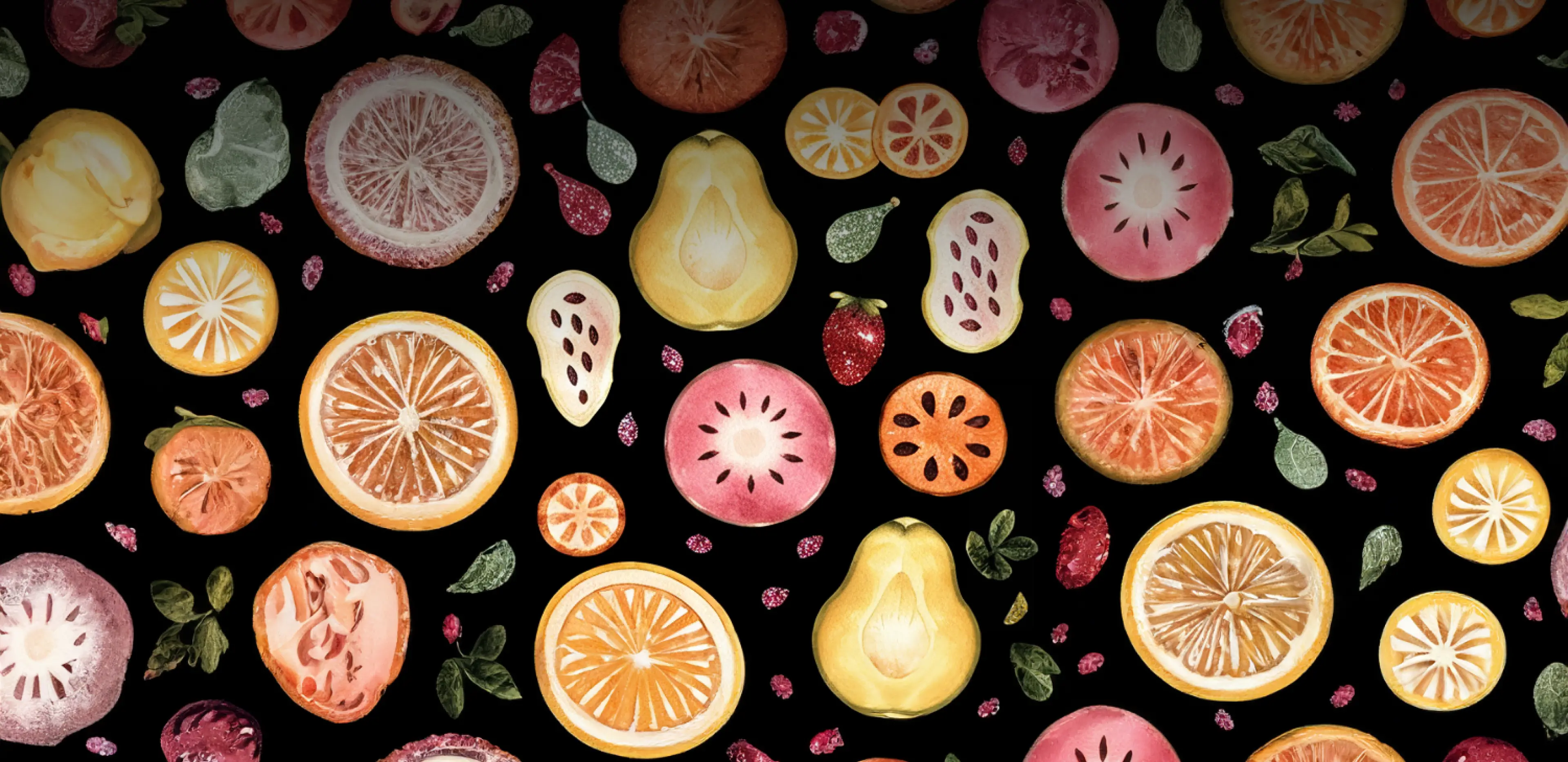 Strange botanical elements by Calavera Catrina