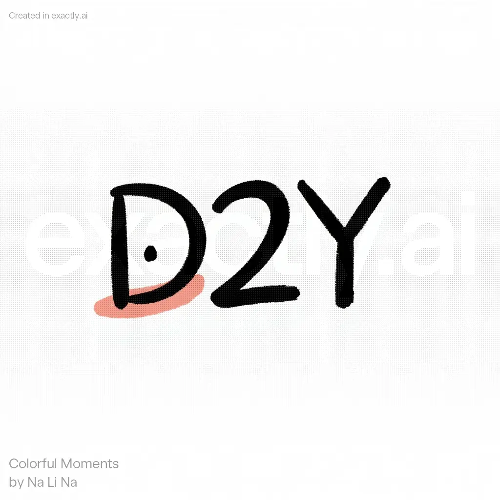 "D2Y Logo" created with Colorful Moments by Na Li Na