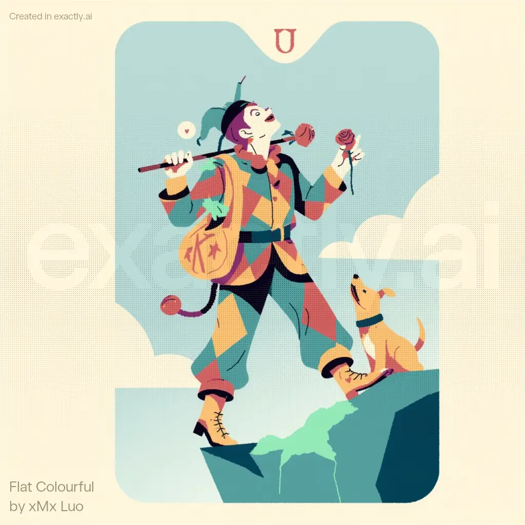 The Jester's Journey created with Flat Colourful by xMx Luo
