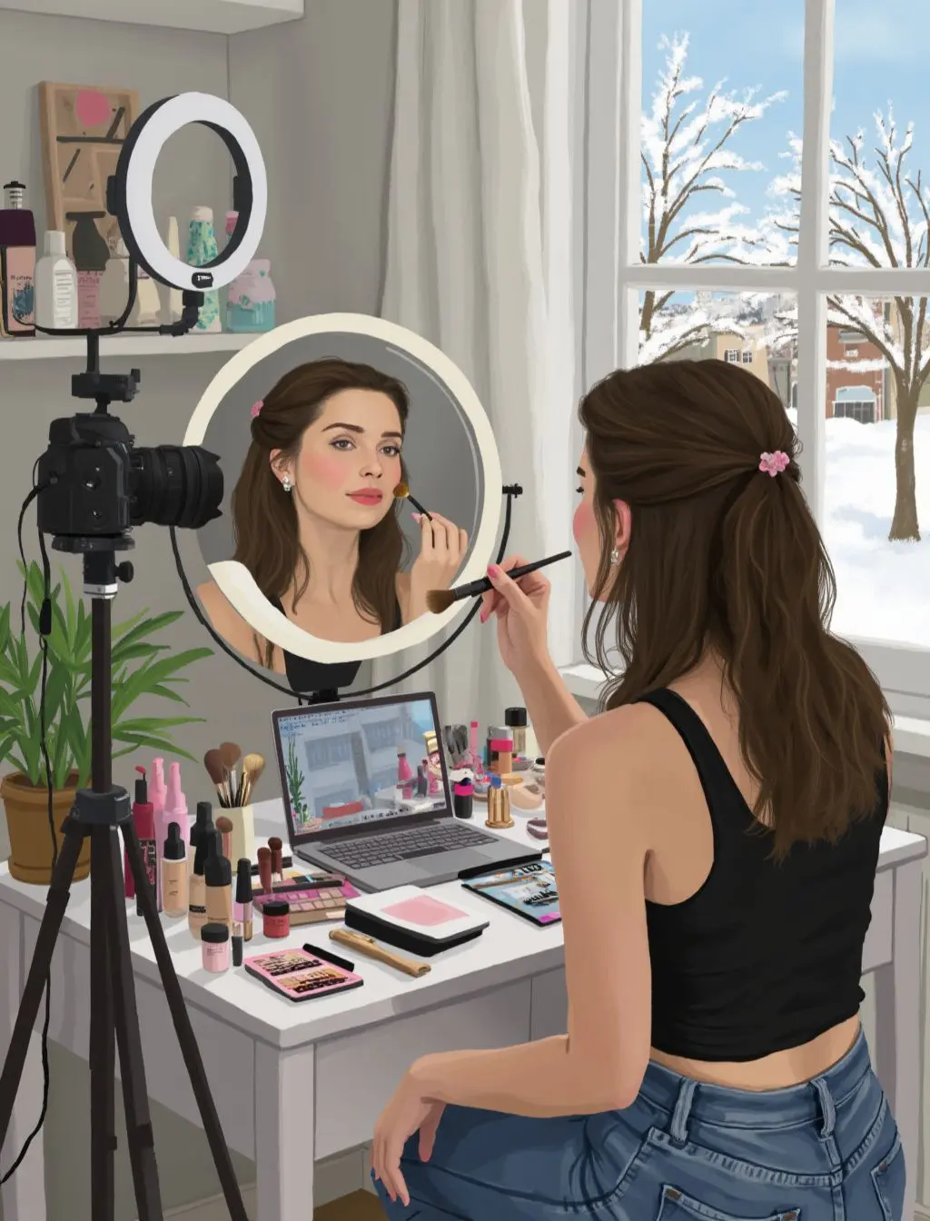 Example of image generated by the "Ethereal Realism" model