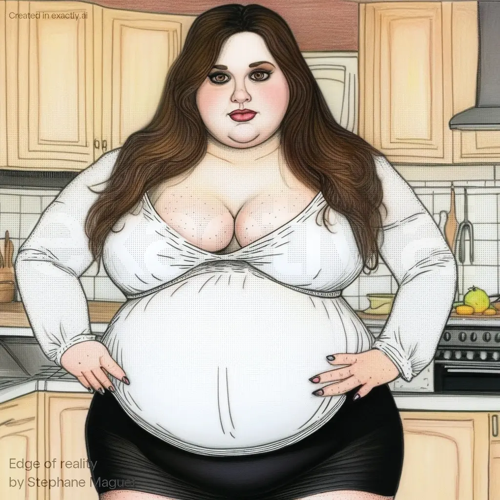 Fat girl created with Edge of reality by Stephane Maguet