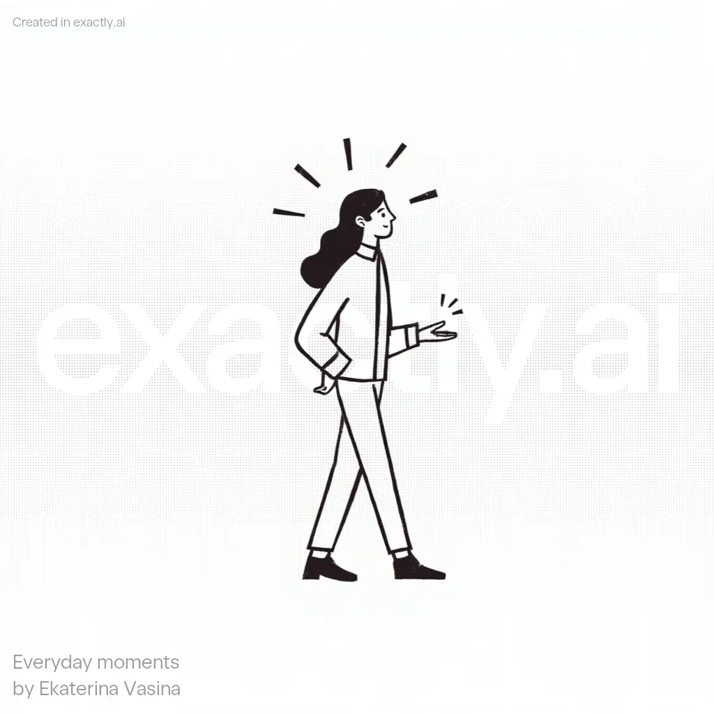 Confident Walk created with Everyday moments by Ekaterina Vasina