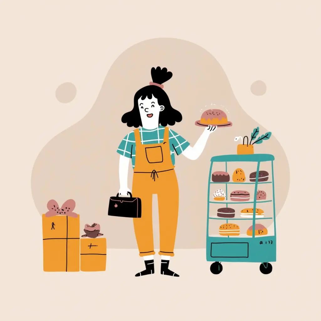 Example of image generated by the "Playful Minimalism" model