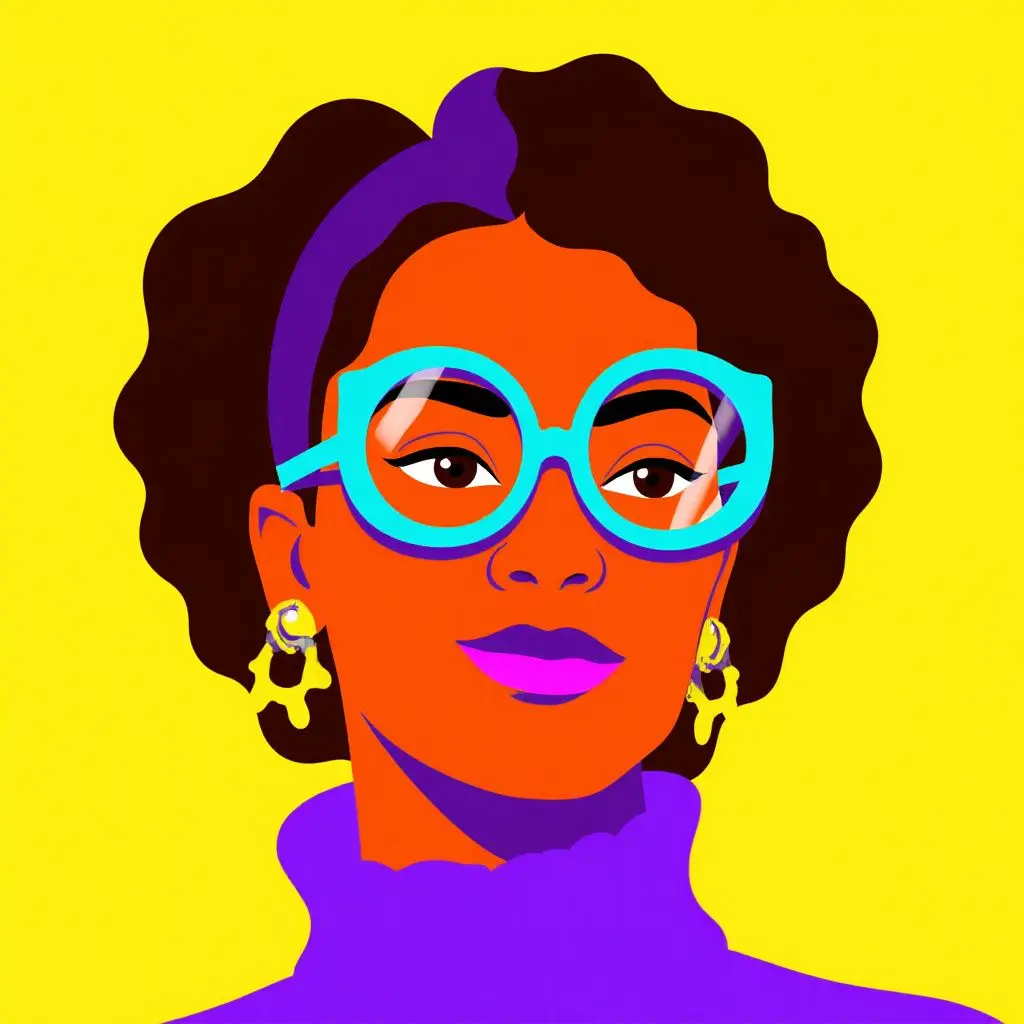 Example of image generated by the "Bold Chromatics" model