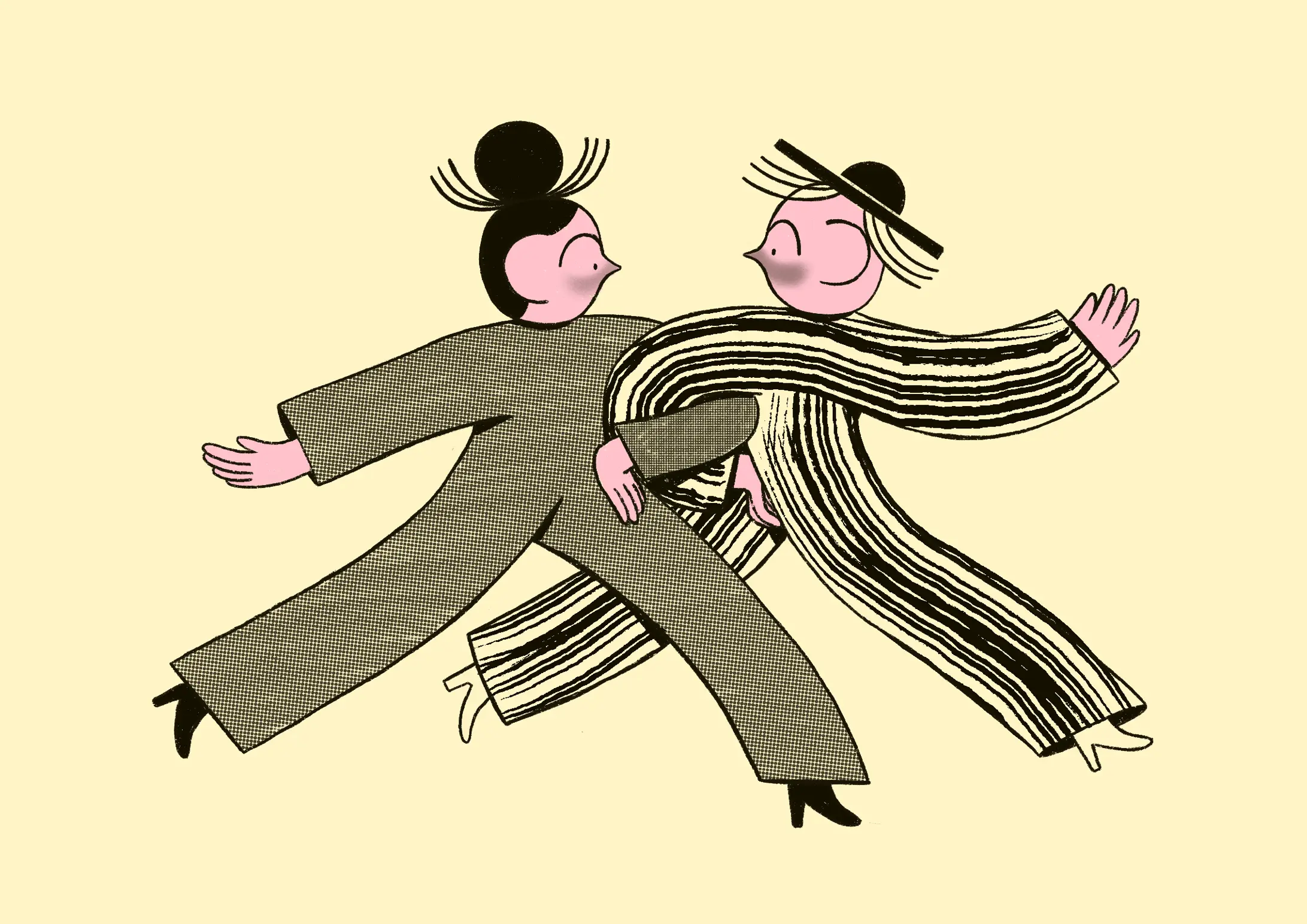 Image from the training dataset for the "Retro Folk " model